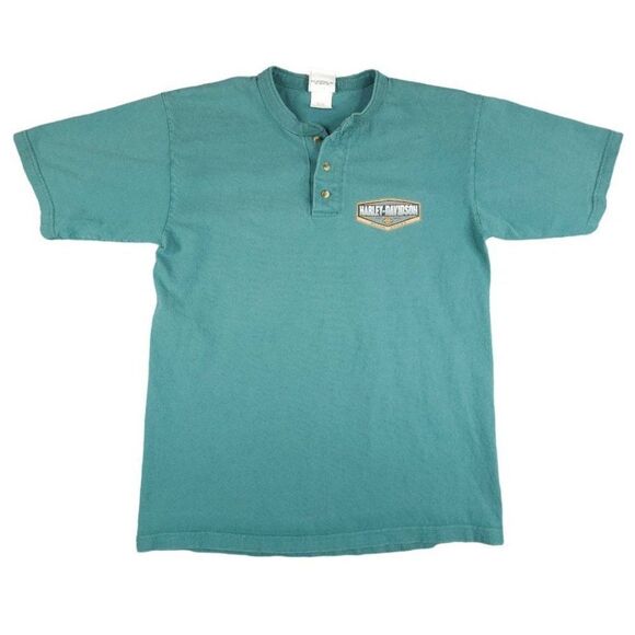 Vintage Harley Davidson T Shirt Mens Size Medium Y2K St Croix New Richmond - Picture 2 of 6